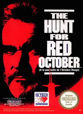 Hunt for Red October, The (Europe) box cover front